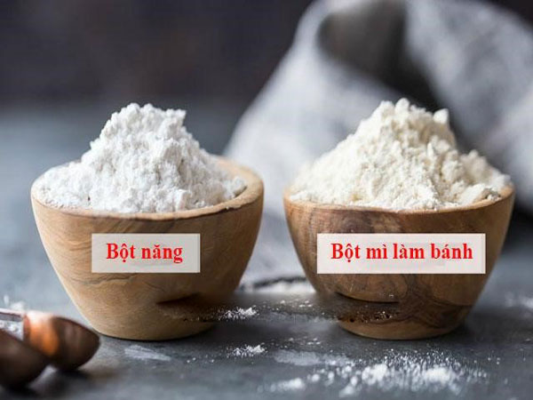 Cách phân biệt bột năng và bột mì