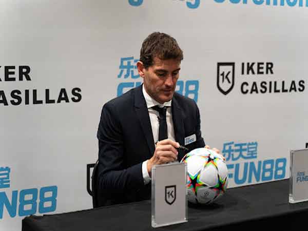 Cựu thủ thành Iker Casillas - Đại diện thương hiệu toàn cầu FUN88 World Cup 2022 