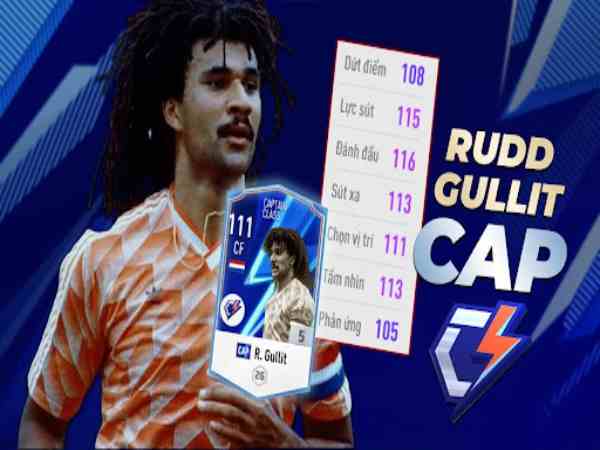 Tiền vệ trung tâm (Central Midfielder) - Vị trí sở trường của Gullit