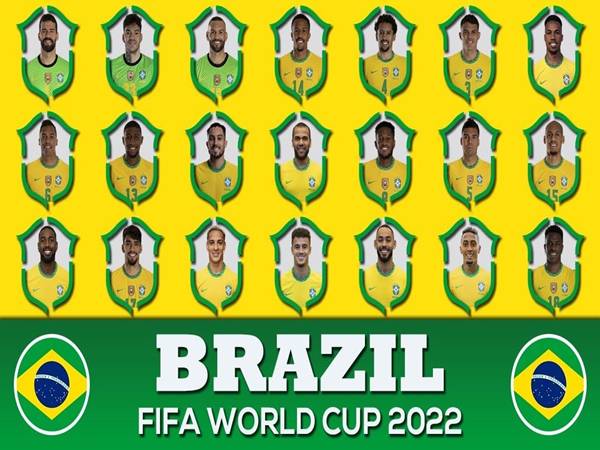 Đánh giá chất lượng đội hình Brazil World Cup 2022