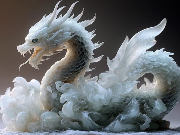 Nằm mơ thấy rồng trắng có số gì may mắn phát tài