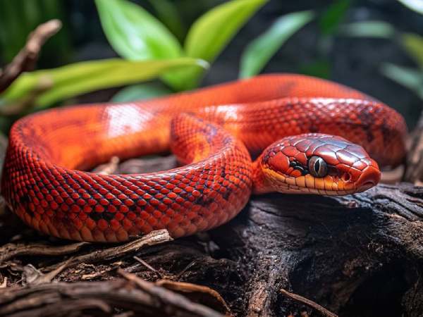 Mơ thấy rắn đỏ đuổi theo