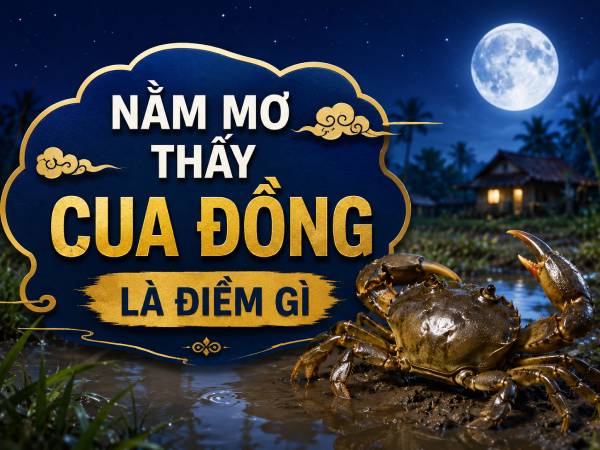 Mách bạn nằm mơ thấy cua đồng là điềm gì để đón đại lộc?