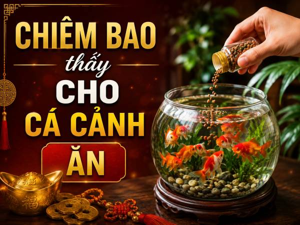 Chiêm bao thấy cho cá cảnh ăn
