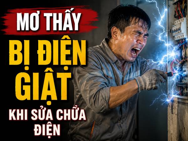 Mơ thấy bị điện giật khi sửa chữa điện