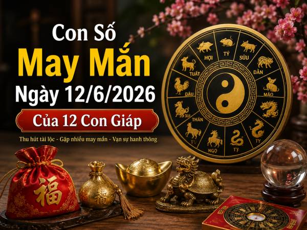 Gợi ý con số may mắn ngày 12 tháng 6 thứ 6 của 12 con giáp
