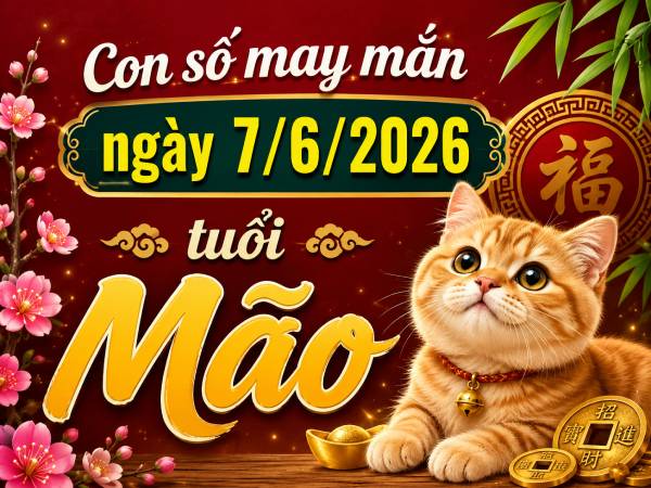 Bật mí con số may mắn ngày 7/6/2026 tuổi Mão giúp đổi vận