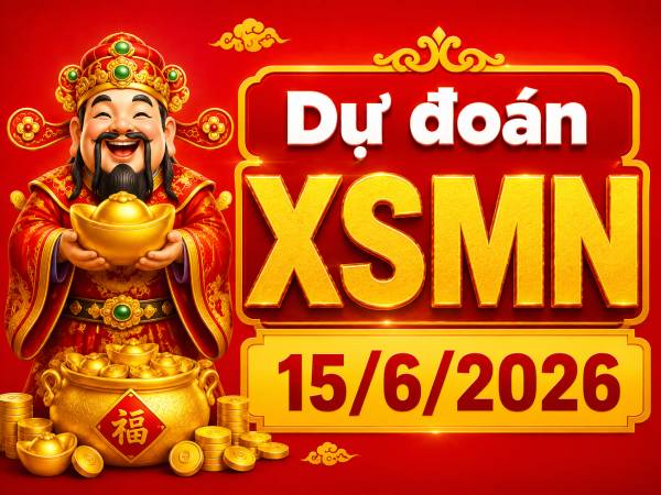 Dự đoán XSMN 15/6/2026 – Dự đoán miền Nam thứ 2 chính xác Dự đoán XSMN 15/6/2026 – Dự đoán miền Nam thứ 2 chính xác