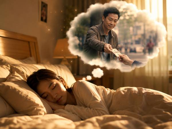 Ngủ mê thấy người lạ cho tiền